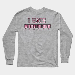 I hate cancer by.Thomas Daniels Long Sleeve T-Shirt